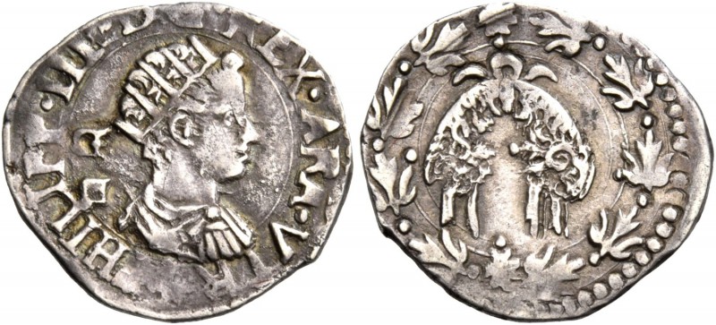 Monete di zecche italiane
Napoli 
(§)   Filippo III di Spagna, 1598-1621.  Mez...