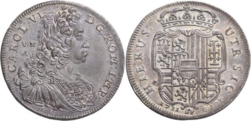 Monete di zecche italiane
Napoli 
(§)   Carlo VI d’Absburgo (già III re di Spa...