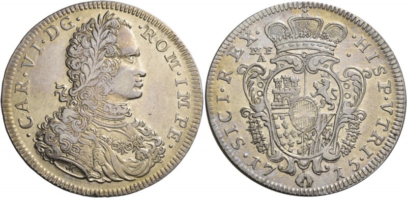 Monete di zecche italiane
Napoli 
Carlo VI d’Absburgo (già III re di Spagna e ...