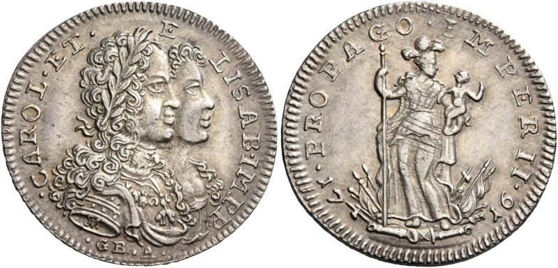 Monete di zecche italiane
Napoli 
Carlo VI d’Absburgo (già III re di Spagna e ...