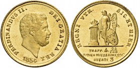 Monete di zecche italiane
Napoli 
Ferdinando II di Borbone, 1830-1859.  Da 3 ducati 1854.  Pagani 186.  Pannuti-Riccio 52.  MIR 498/3.
Conservazion...
