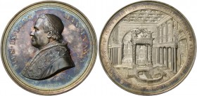Monete di zecche italiane
Roma 
Pio IX (Giovanni Mastai Ferretti), 1846-1870.  Medaglia anno XXIX/1874 di massimo modulo,  AR 298,02 g.  ø 82 mm.  C...