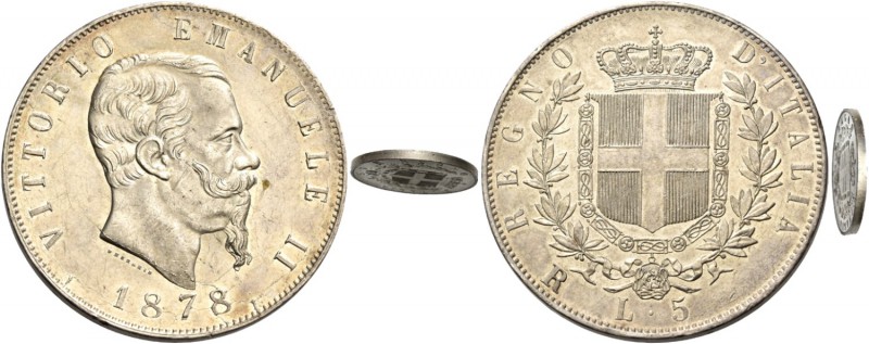 Monete di zecche italiane
Savoia
Vittorio Emanuele II re d’Italia, 1861-1878. ...