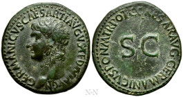 GERMANICUS (Died 19). As. Rome. Struck under Caligula