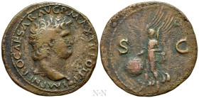 NERO (54-68). As. Lugdunum