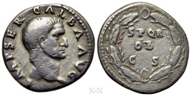 GALBA (68-69). Denarius. Rome