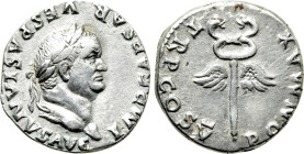 VESPASIAN (69-79). Denarius. Rome