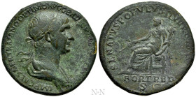 TRAJAN (98-117). Sestertius. Rome