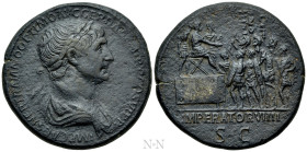 TRAJAN (98-117). Sestertius. Rome