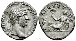 HADRIAN (117-138). Denarius. Rome. "Travel Series" issue