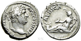 HADRIAN (117-138). Denarius. Rome. "Travel Series" issue