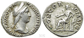 SABINA (Augusta, 128-136/7). Denarius. Rome