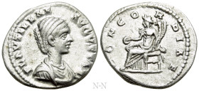 PLAUTILLA (Augusta, 202-205). Denarius. Laodicea ad Mare