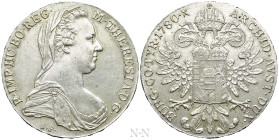 HOLY ROMAN EMPIRE. Maria Theresia (1740-1780). Taler (1780-SF)
