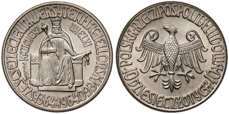 Próba CuNi 10 złotych 1964 Kazimierz Wielki Reference: Parchimowicz P.241.a
Gra...
