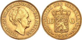 Netherlands 10 Gulden 1925