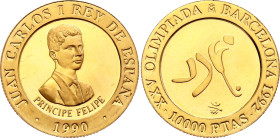 Spain 10000 Pesetas 1990 M
