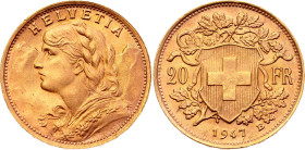 Switzerland 20 Francs 1947 B