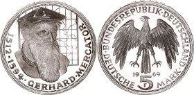 Germany - FRG 5 Deutsche Mark 1969 F