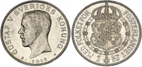 Sweden 1 Krona 1915 W