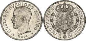 Sweden 2 Kronor 1913 W