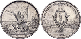 Switzerland 5 Francs 1874 St. Gallen Shooting Festival