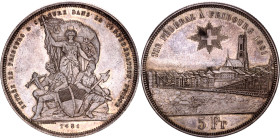 Switzerland 5 Francs 1881