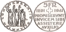 Switzerland 5 Francs 1941 B