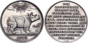 Switzerland Silver Medal "ZOO Basel" 1974 (ND)