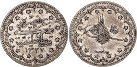 Ottoman Empire 5 Kurush 1909 AH 1327//1