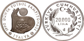 Turkey 20000 Lira 1990