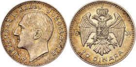Yugoslavia 20 Dinara 1931