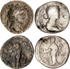 Roman Empire Lot of 2 Coins 138 - 161 AD