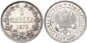 Russia - Finland 1 Markka 1872 S