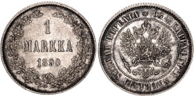 Russia - Finland 1 Markka 1890 L