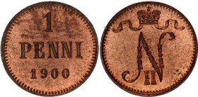 Russia - Finland 1 Penni 1900