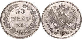 Russia - Finland 50 Pennia 1916 S