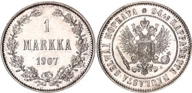 Russia - Finland 1 Markka 1907 L