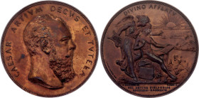 Russia - Finland Bronze Medal "50th Anniversary of the Finnish Art Association"  1896 NGC UNC