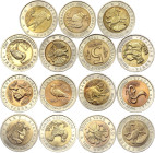 Russia - USSR & Russian Federation Lot of 15 Coins 1991 - 1994 "Red Book Series"