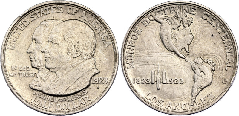United States 1/2 Dollar 1923 S

KM# 153, N# 17520; Silver; Monroe Doctrine Ce...