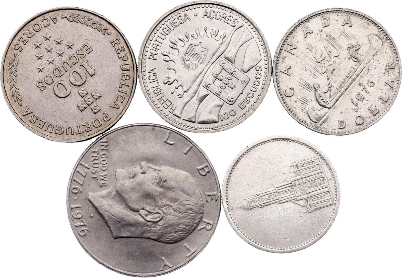 World Lot of 5 Coins 1934

With Silver; Various Countries, Dates & Denominatio...