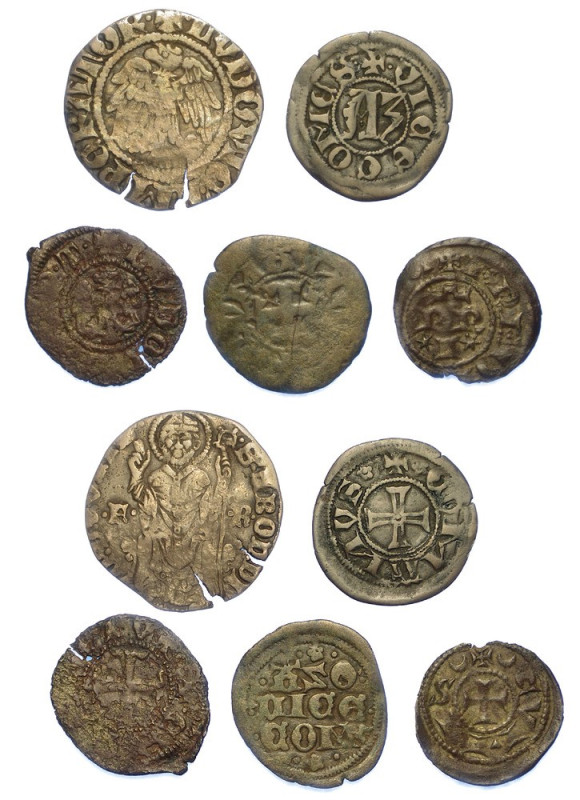 COMO. Lotto di cinque monete.

Monetazione mista dal XII al XIV secolo, fra cu...