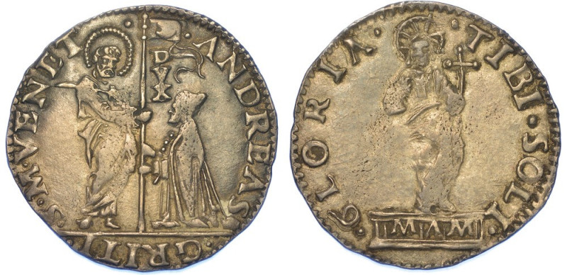 VENEZIA. ANDREA GRITTI, 1523-1532., Mocenigo o Lira.

S. Marco, in piedi, porg...