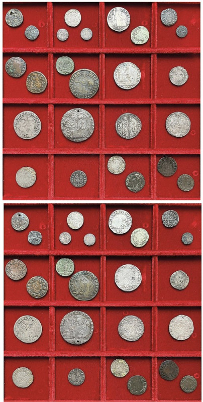 VENEZIA - XVI/XVIII SECOLO. Lotto di 25 monete.

Monetazione mista dal XVI al ...