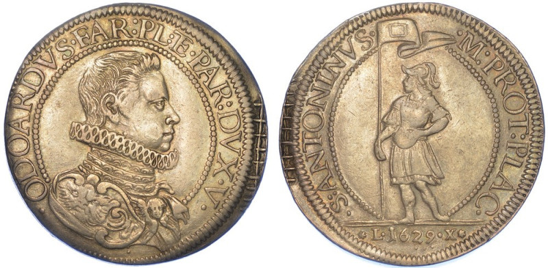 PIACENZA. ODOARDO FARNESE, 1632-1646., Scudo 1629.

Busto corazzato a d. R/ S....