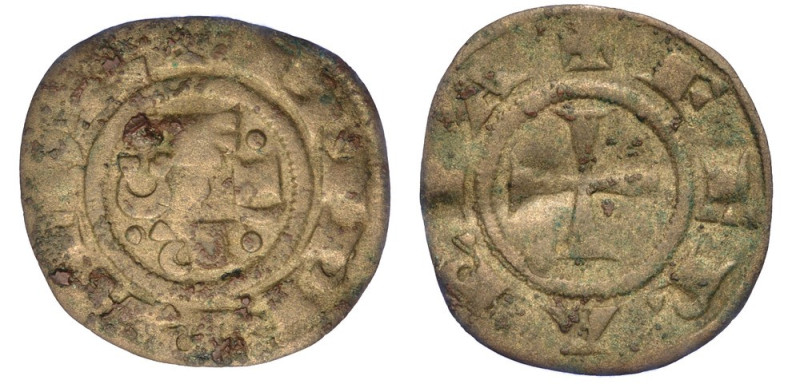 FERRARA. REPUBBLICA, A NOME DI FEDERICO, 1200-1344., Mezzo denaro.

Nel campo,...