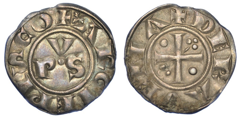 RAVENNA. ANONIME ARCIVESCOVILI, XIII-XIV SECOLO., Grosso.

Lettere P V S. R/ C...