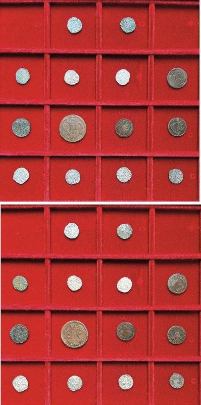 RAVENNA - STATO PONTIFICIO. Lotto di quattordici monete.

Monetazione papale e...