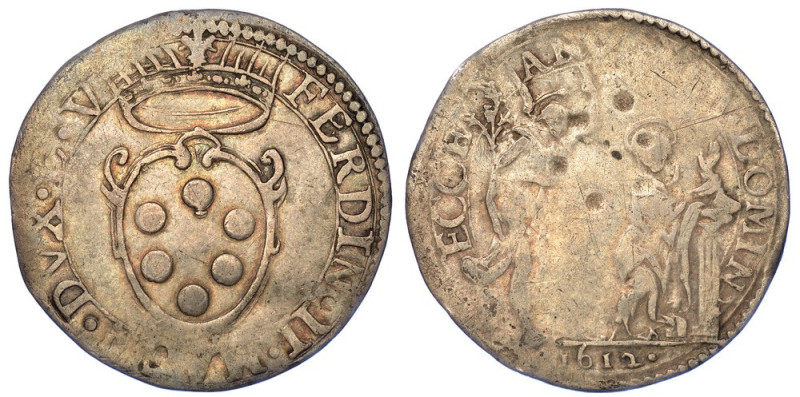 FIRENZE. FERDINANDO II DE' MEDICI, 1621-1670., Giulio 1612 .

Stemma mediceo c...